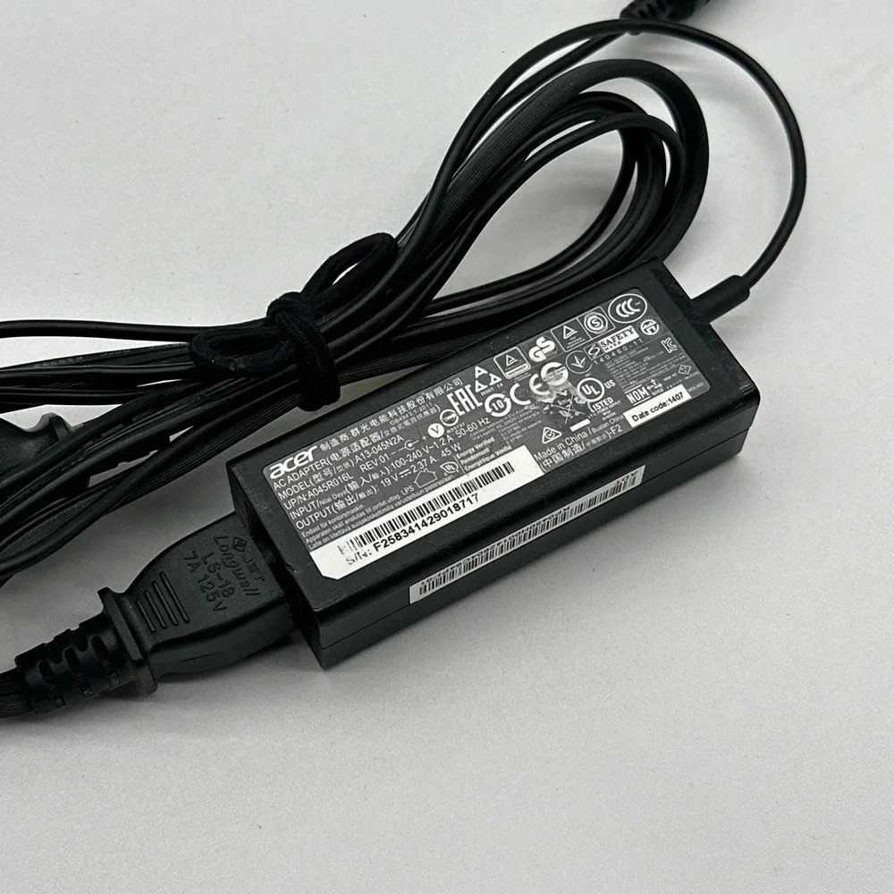 Genuine‎ Acer A13-045N2A Notebook Ac Power Supply Adapter Charger 45W